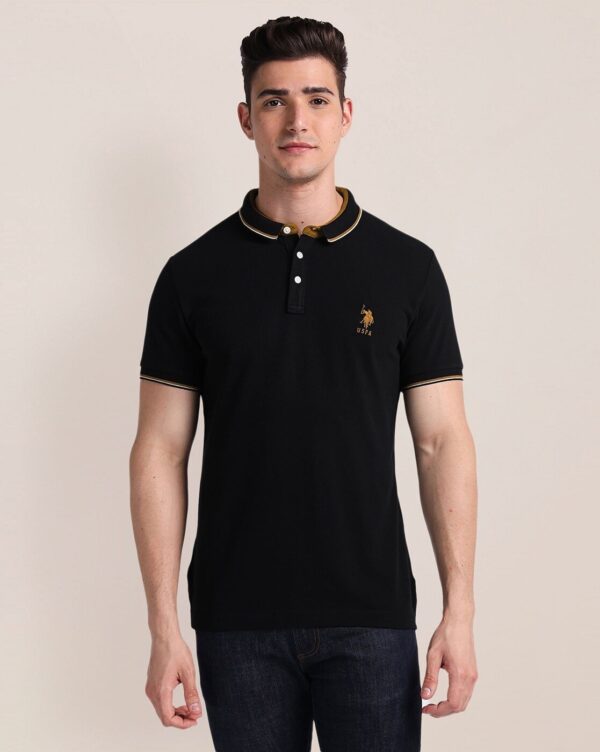 Men Slim Fit Polo T-Shirt - Image 5