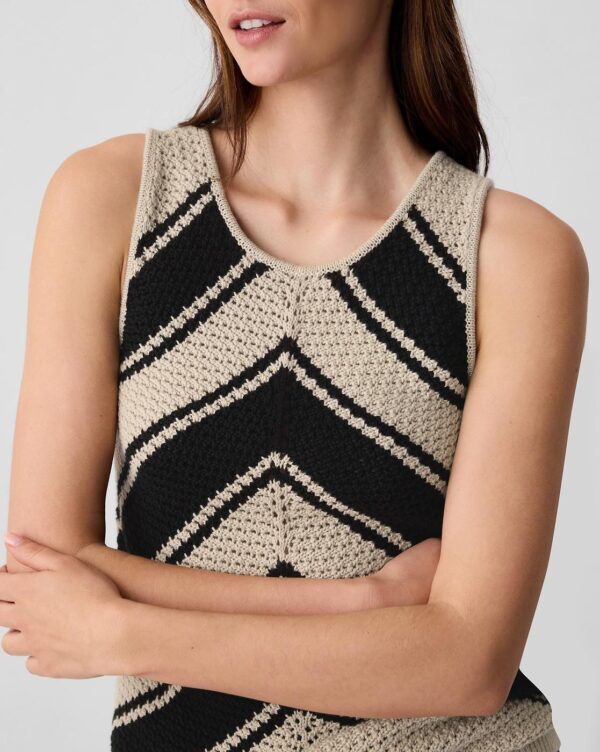 Broad Striped Chevron Tank Top - Image 4